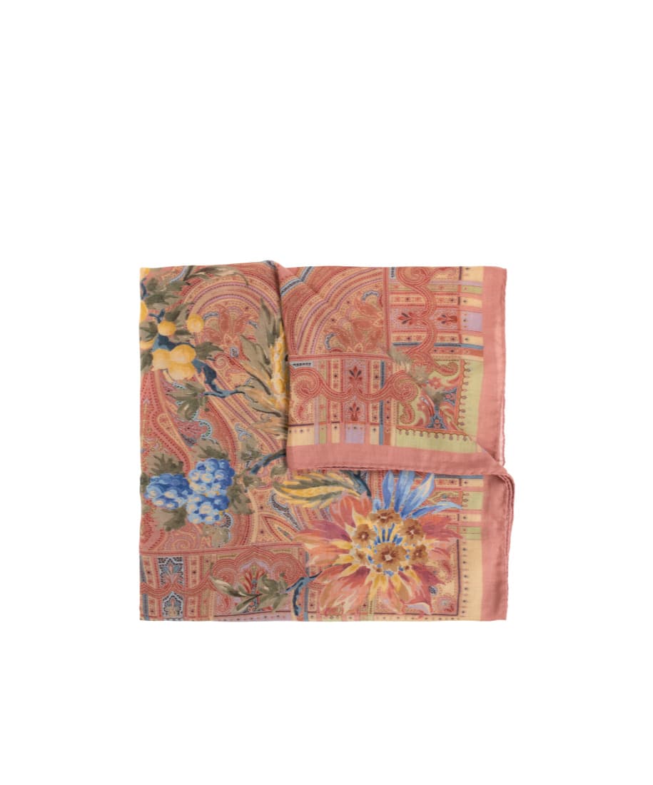 Etro Floral Paisley Printed Scarf