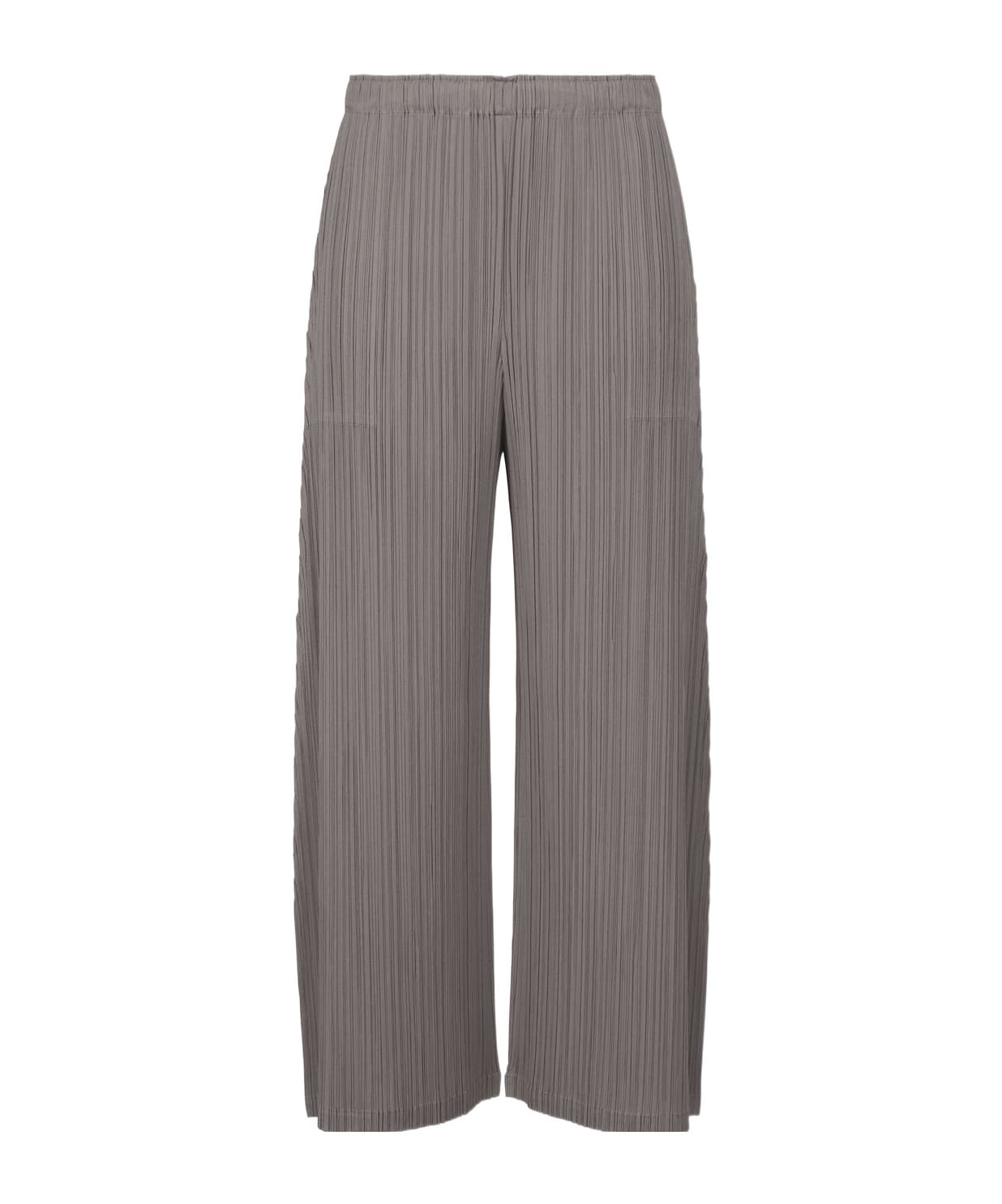 Pleats Please Issey Miyake Wide Leg Pleated Trousers