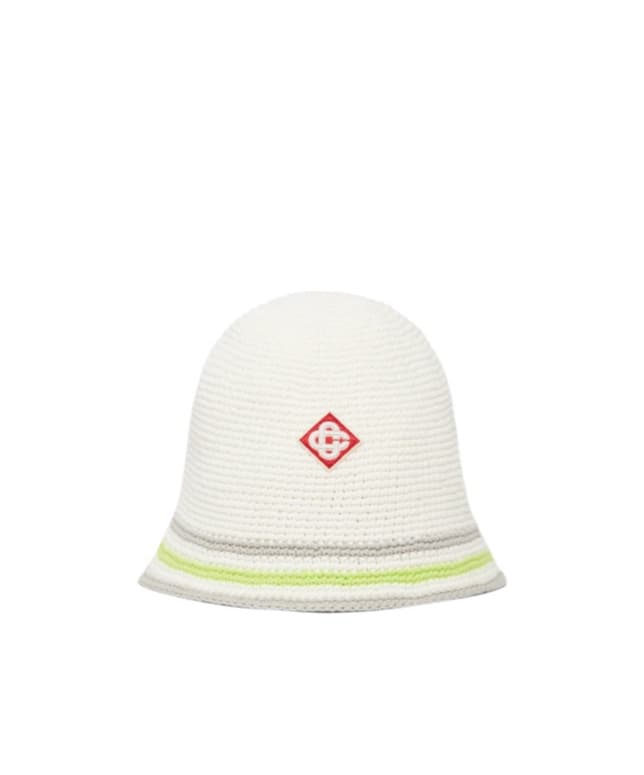 Casablanca Striped Knit Hat