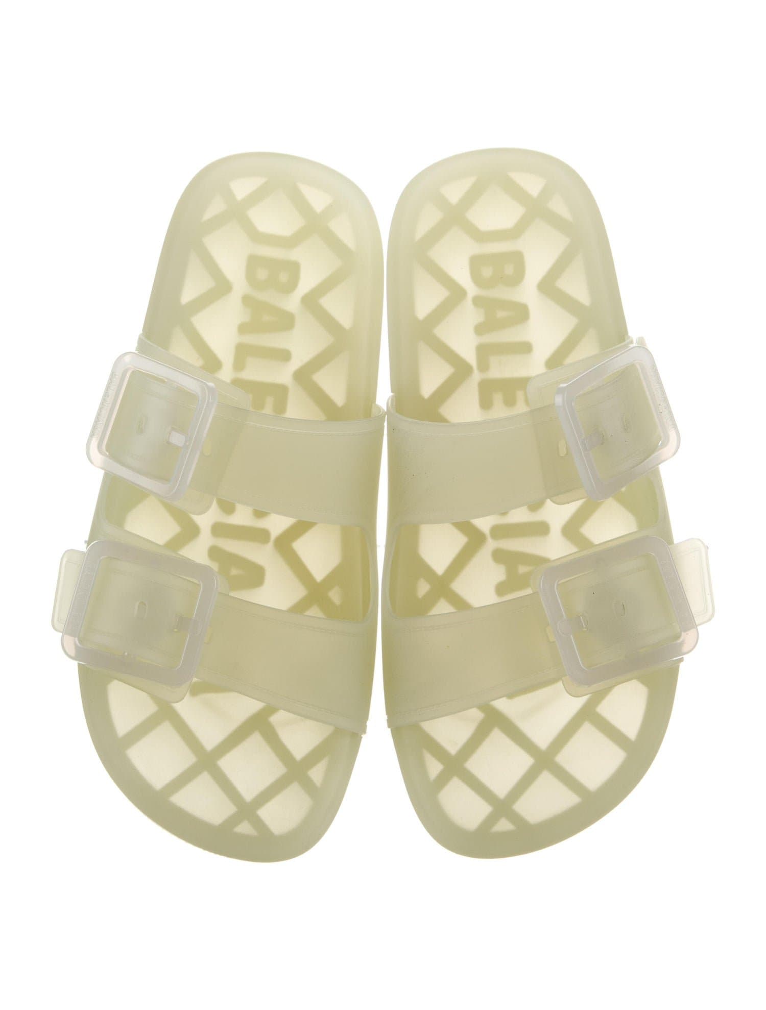 Balenciaga Mallorca Platform Jelly Sandals Transparent Buckle Slides - UK7 (EU40 / US9)