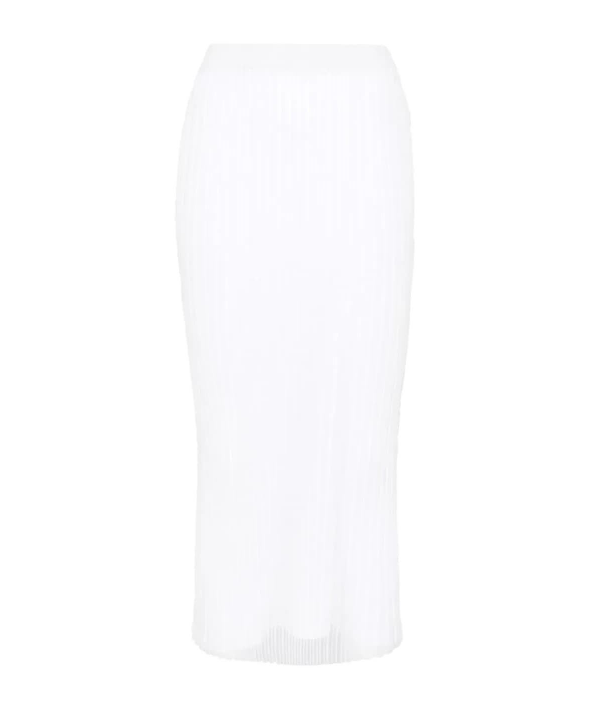 Sportmax Album1234 Ribbed-Knit Pencil Skirt