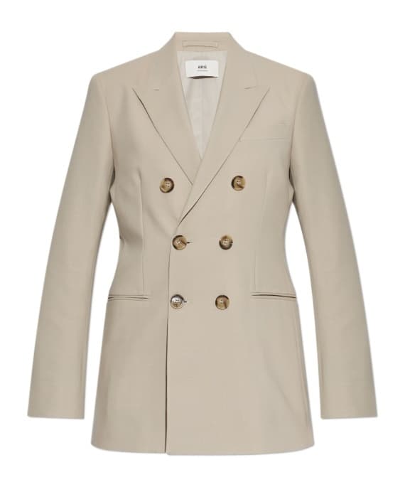 AMI Paris Double-Breasted Tailored Blazer