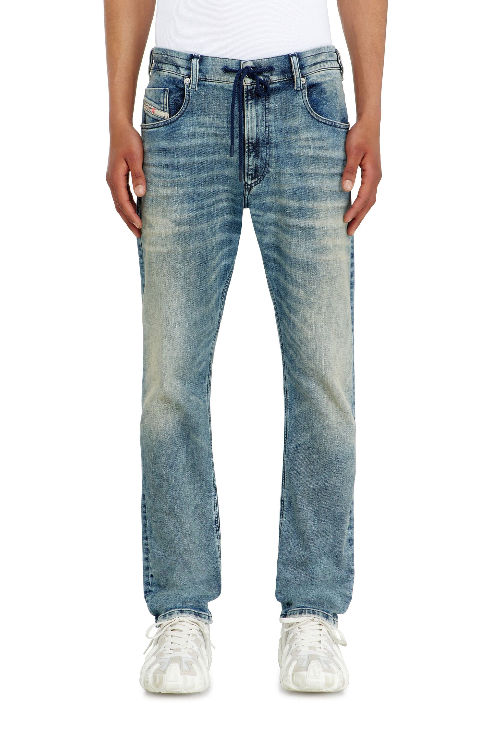 Diesel - Regular Regular Waist 2032 D-Krooley Joggjeans - Jeans - Man - Blue