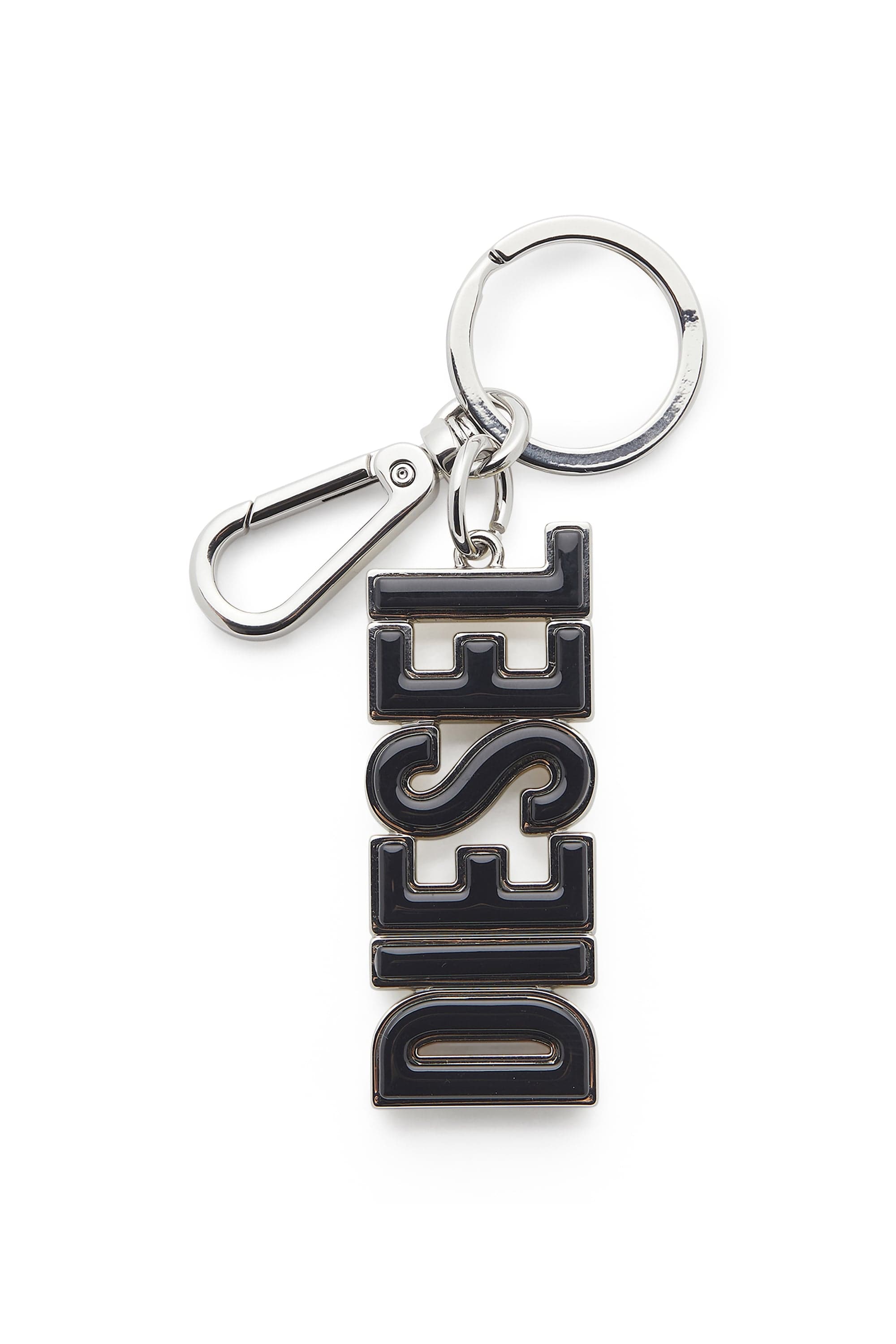 Diesel - Metal and resin DIESEL keyring - Charms and Keyrings - Man - Multicolor