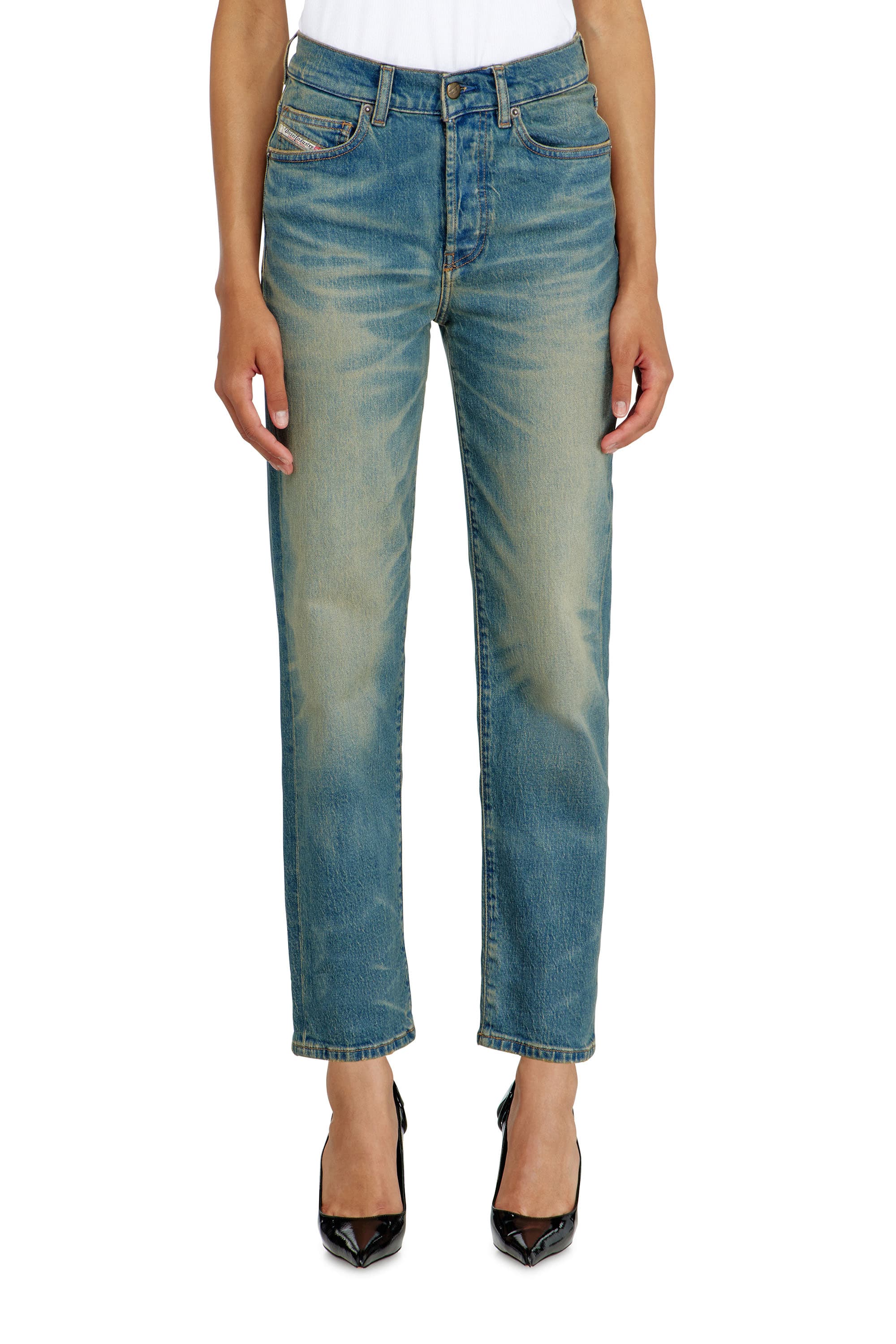 Diesel - Regular Jeans High Waist 1981 D-Went - Jeans - Woman - Blue