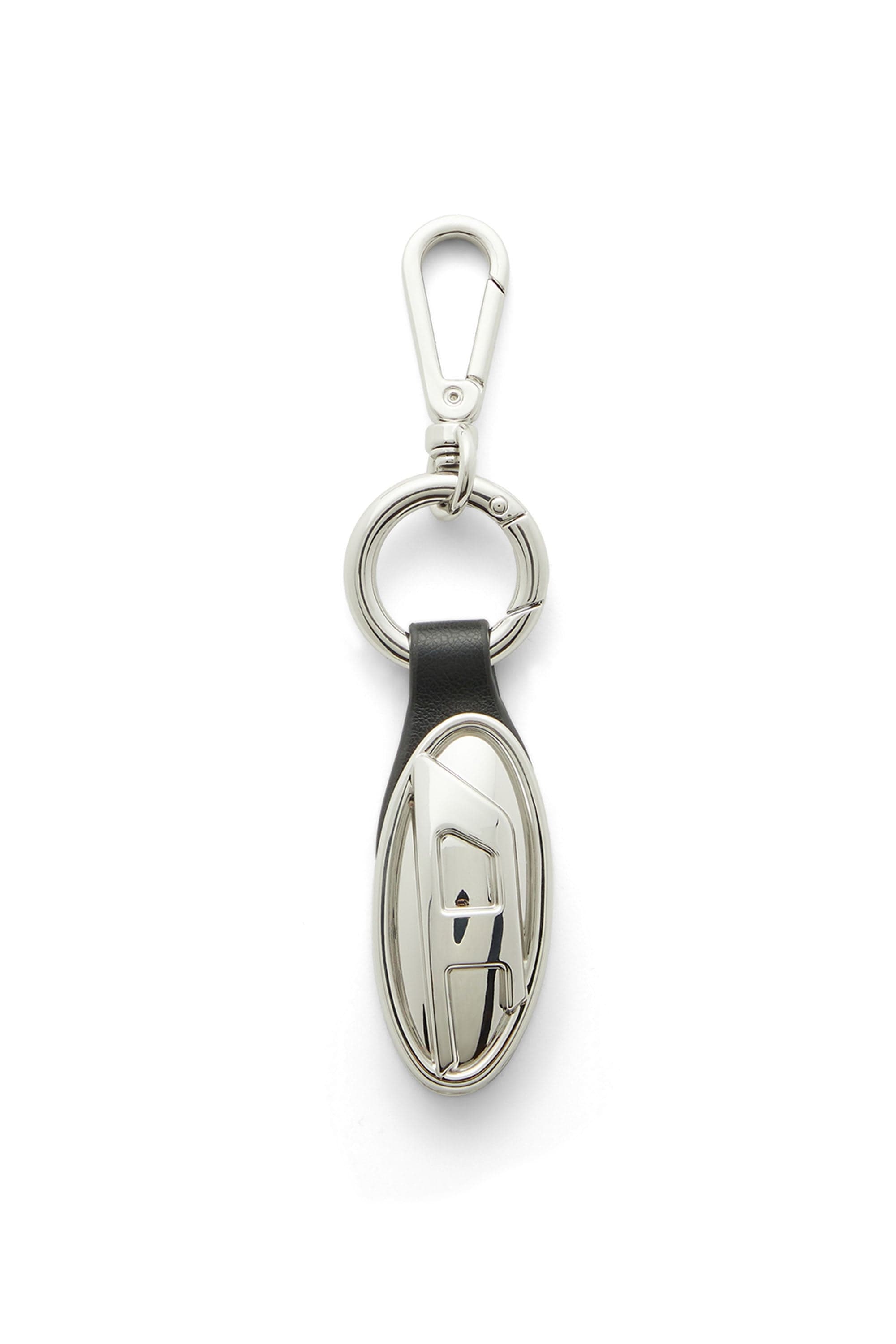 Diesel - Metal keyring with oval plaque - Charms and Keyrings - Woman -