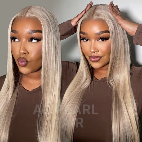 Expedite Shipping - Alipearl Blonde Highlight Wigs #P18/613 Straight Human Hair Lace Front Wigs