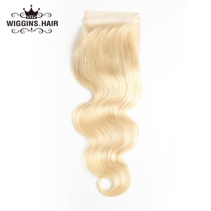 Brazilian Human Hair Body Wave Lace Closure 4x4 Inch Pure 613