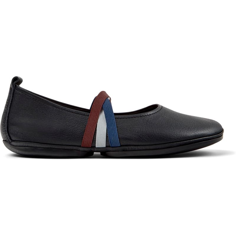 CAMPER Twins - Ballerines pour Femme - Noir, taille 37, Cuir lisse