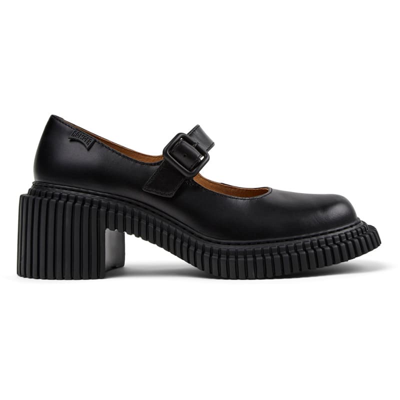 CAMPER Pix London - Chaussures habillées pour Femme - Noir, taille 37, Cuir lisse