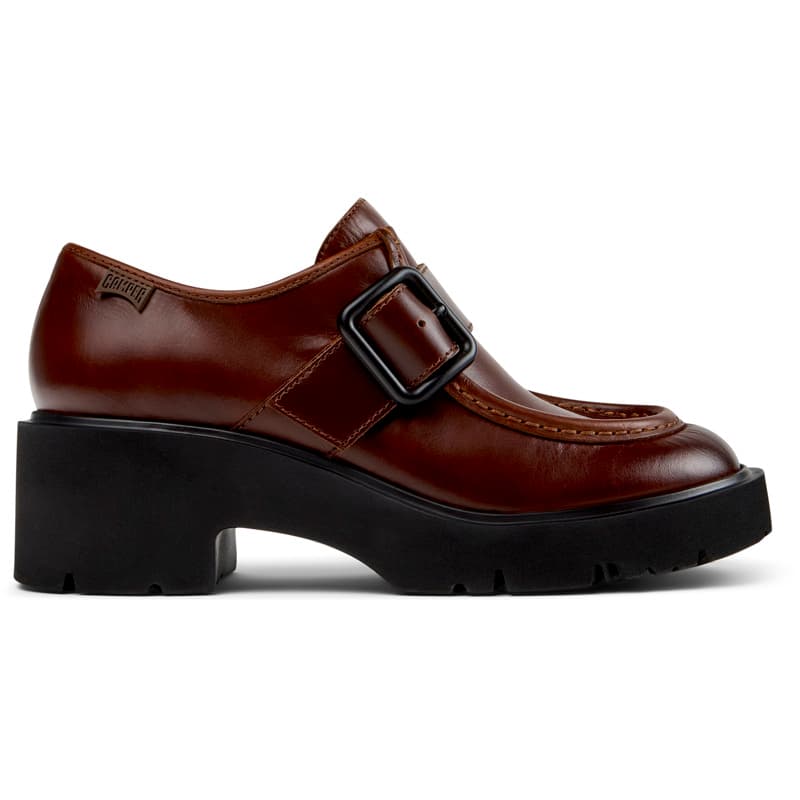 CAMPER Milah - Chaussures habillées pour Femme - Marron, taille 39, Cuir lisse