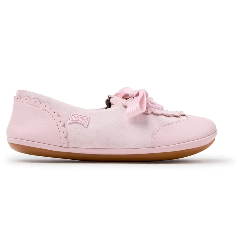 CAMPER Right - Ballerines pour Filles - Rose, taille 34, Cuir lisse