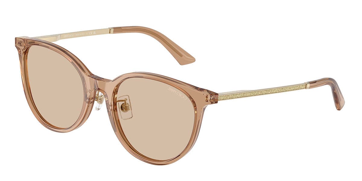 Jimmy Choo JC5056JD Asian Fit 507693 Women’s Sunglasses Brown Size 54