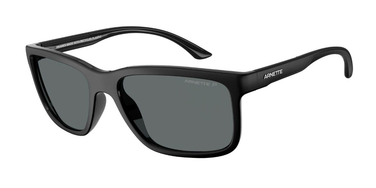 Arnette AN4359 Headlight Polarized 290081 Men's Sunglasses Black Size 57