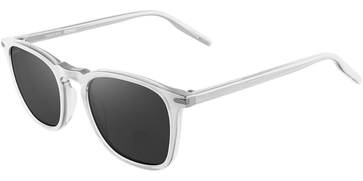 Serengeti Delio Polarized SS021012 Men's Sunglasses Clear Size 51