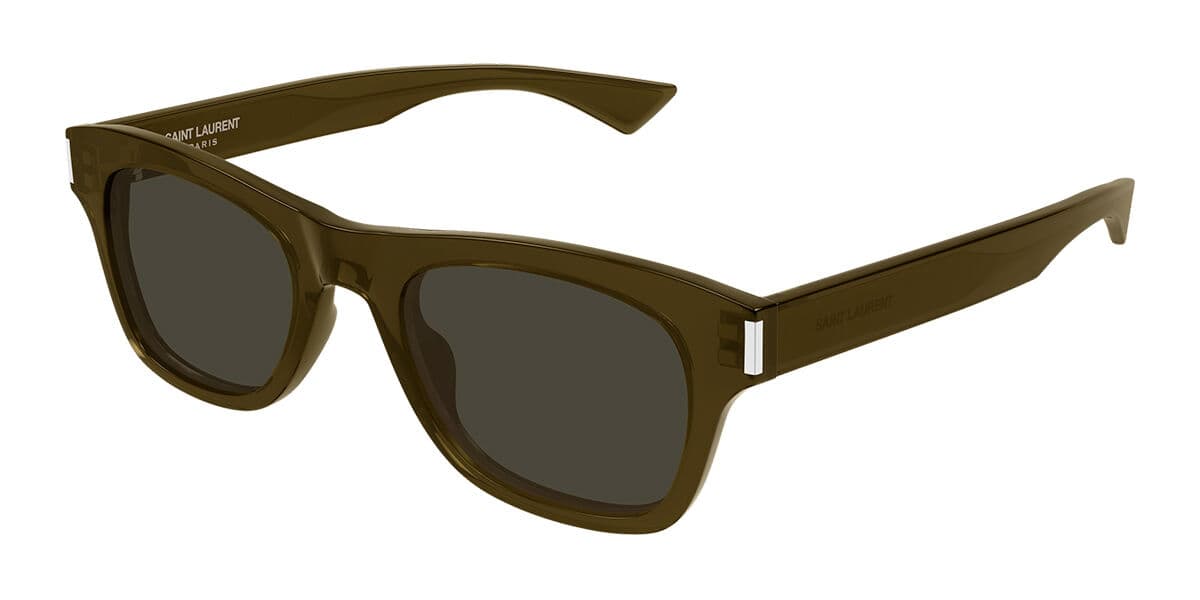 Saint Laurent SL 877 004 Men's Sunglasses Brown Size 51
