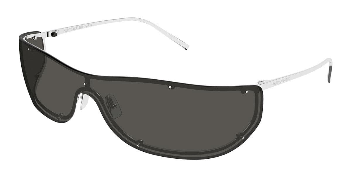 Saint Laurent SL 807 Asian Fit 001 Men's Sunglasses Silver Size 99