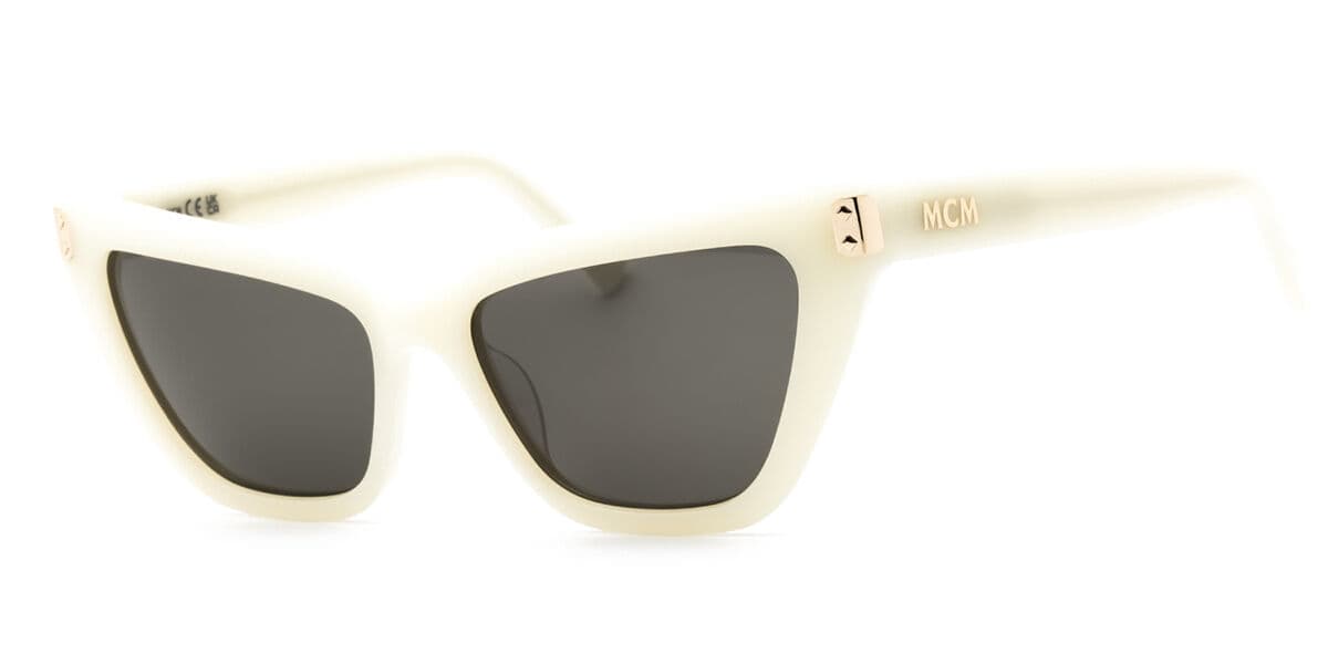 MCM MW0010 21A Women’s Sunglasses White Size 54