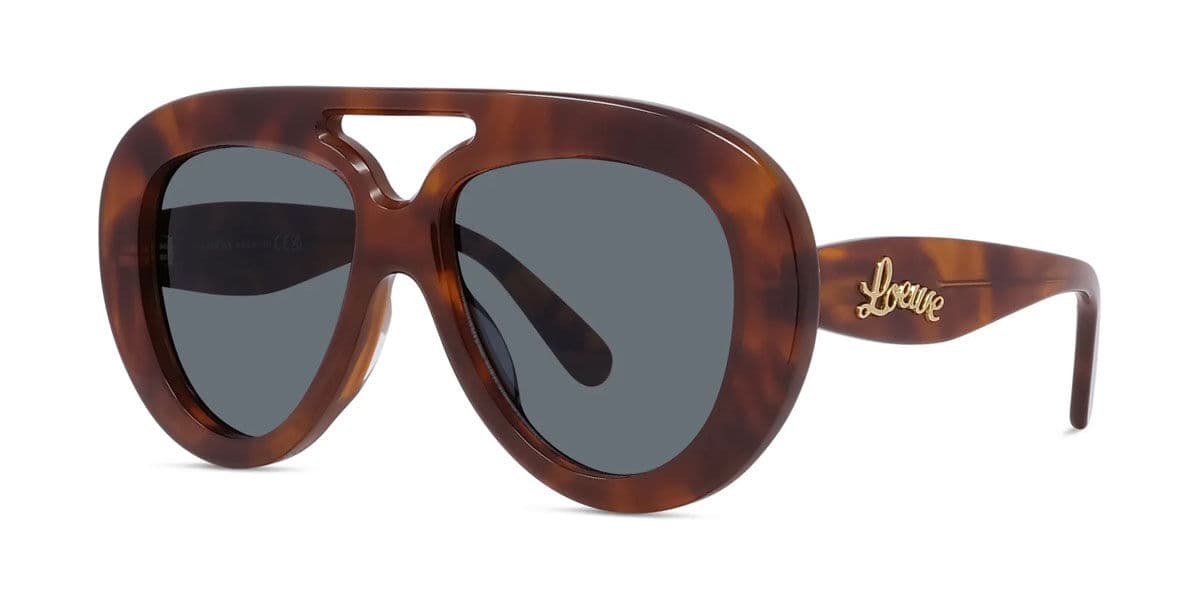 Loewe LW40144U 53V Men's Sunglasses Tortoiseshell Size 55
