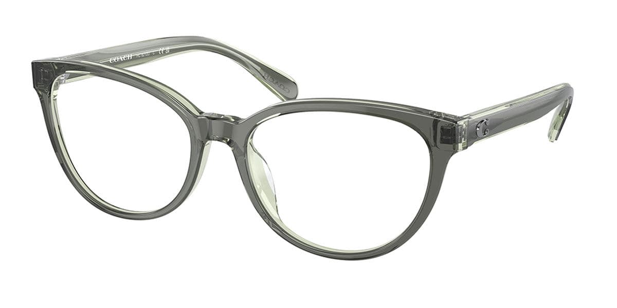 Coach HC6210U Asian Fit Women's Glasses, Green, Size 55