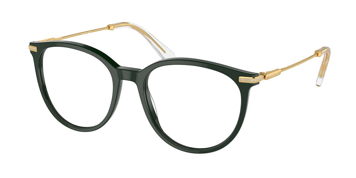 Swarovski SK2009 Women's Glasses, Green, Size 52