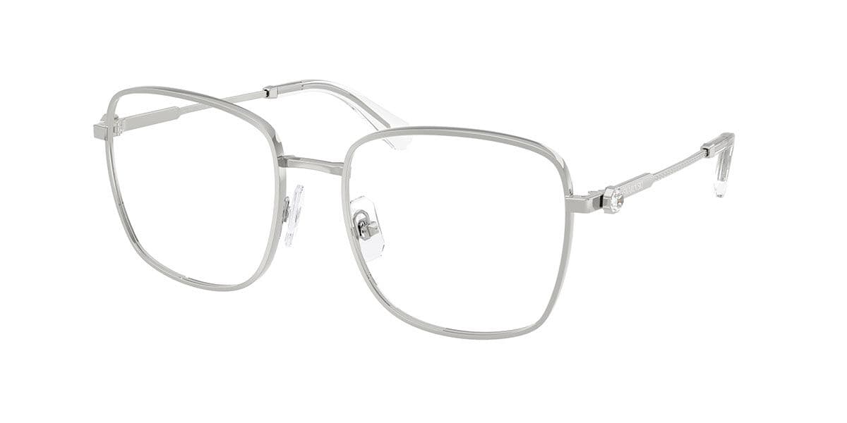 Swarovski SK1036 Women's Glasses, Silver, Size 53