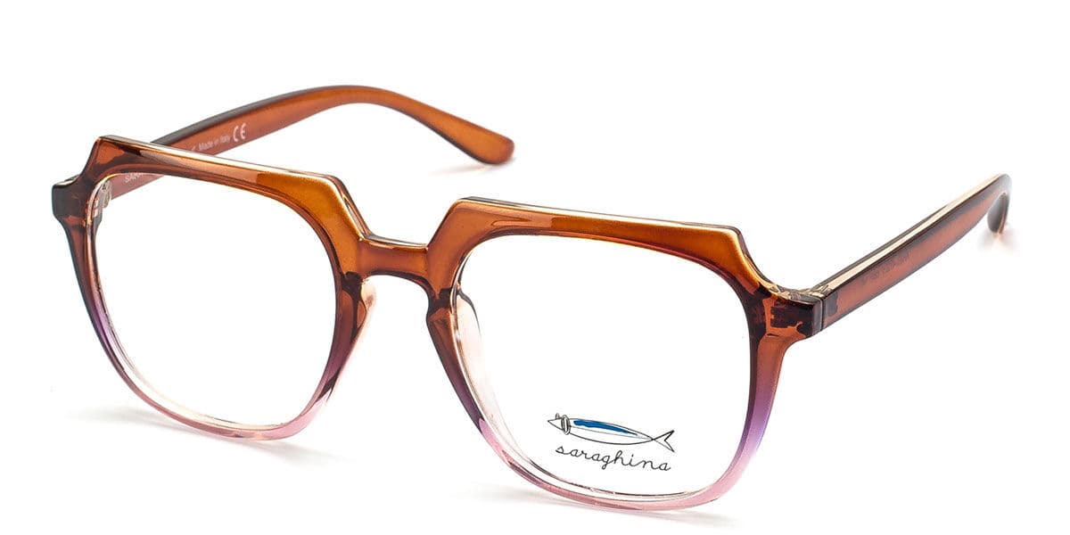 Saraghina ARIEL Men's Glasses, Brown, Size 52