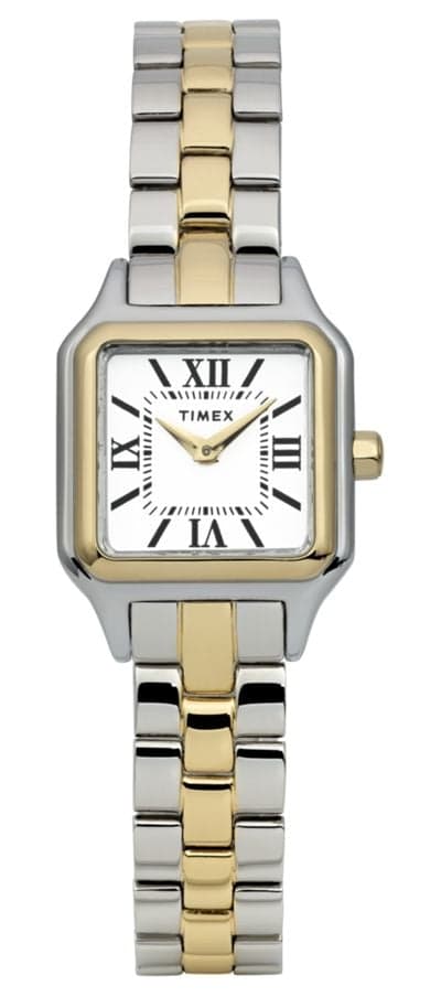 Timex Addison (23mm) White Dial / Two-Tone Stainless Steel Watch