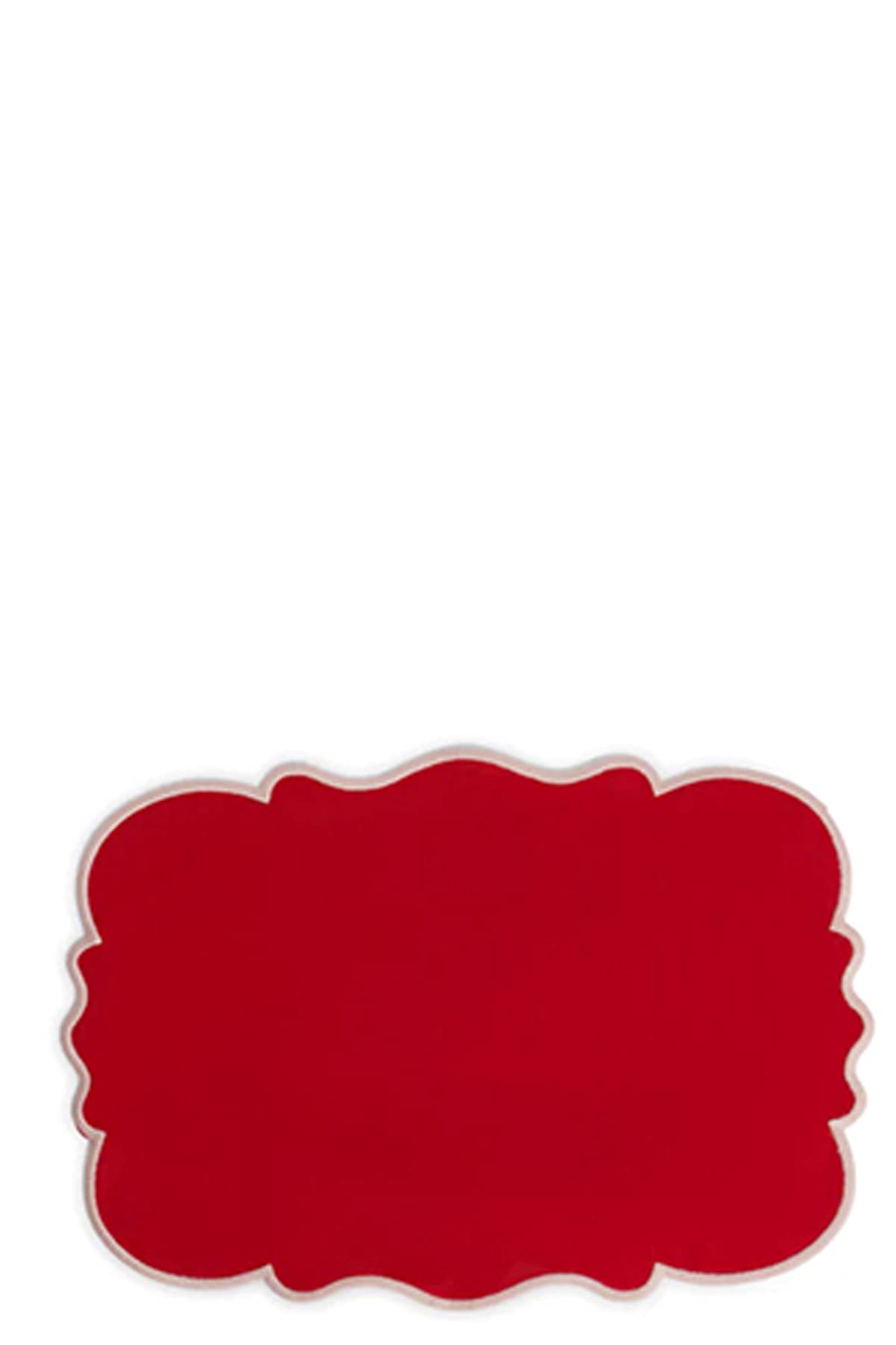 BITOSSI Set Of 2 Placemats With Scalloped Edge