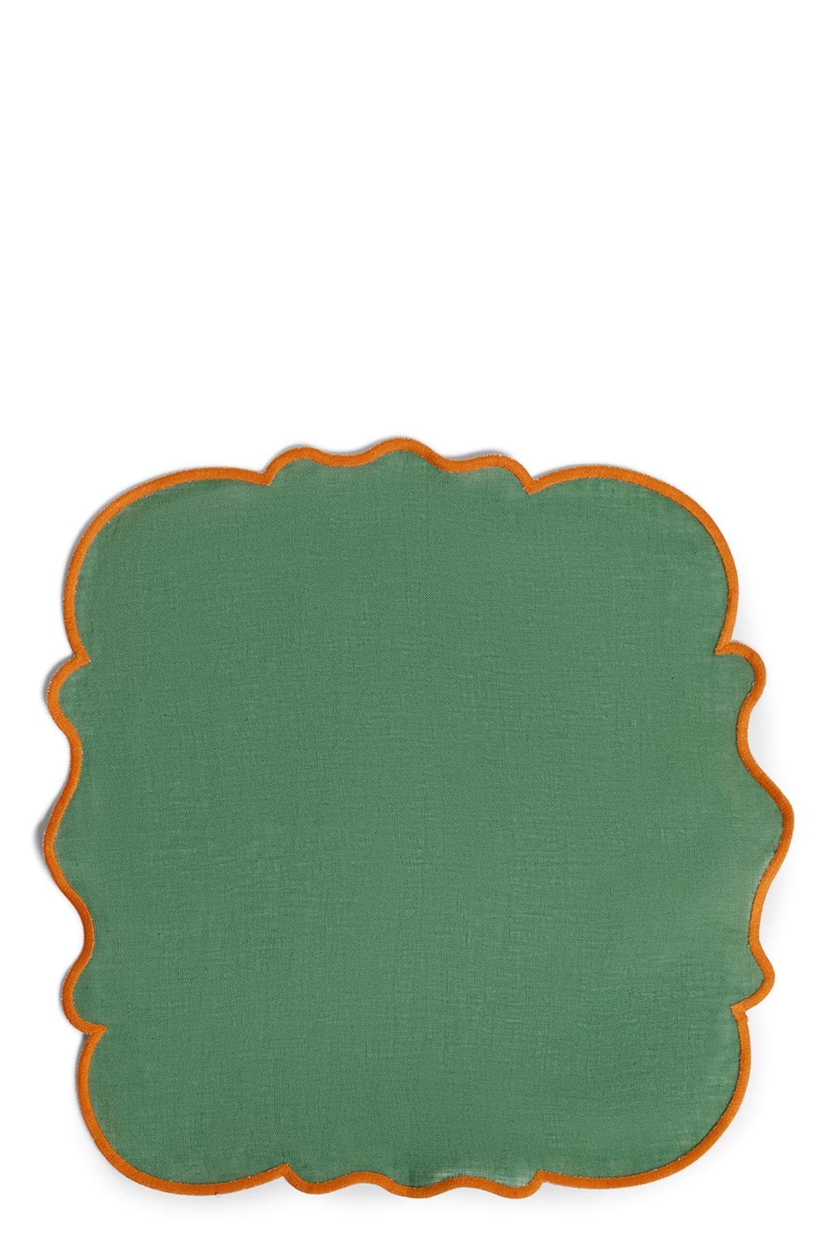 BITOSSI Set Of 2 Napkins With Scalloped Edge