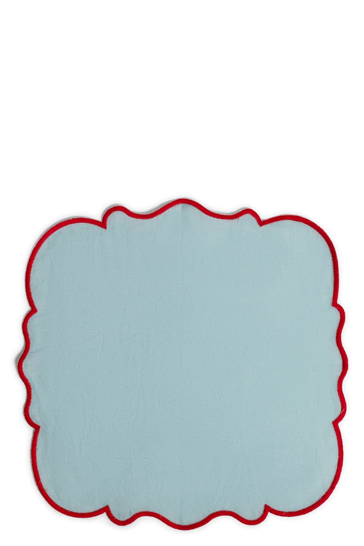 BITOSSI Set Of 2 Napkins With Scalloped Edge