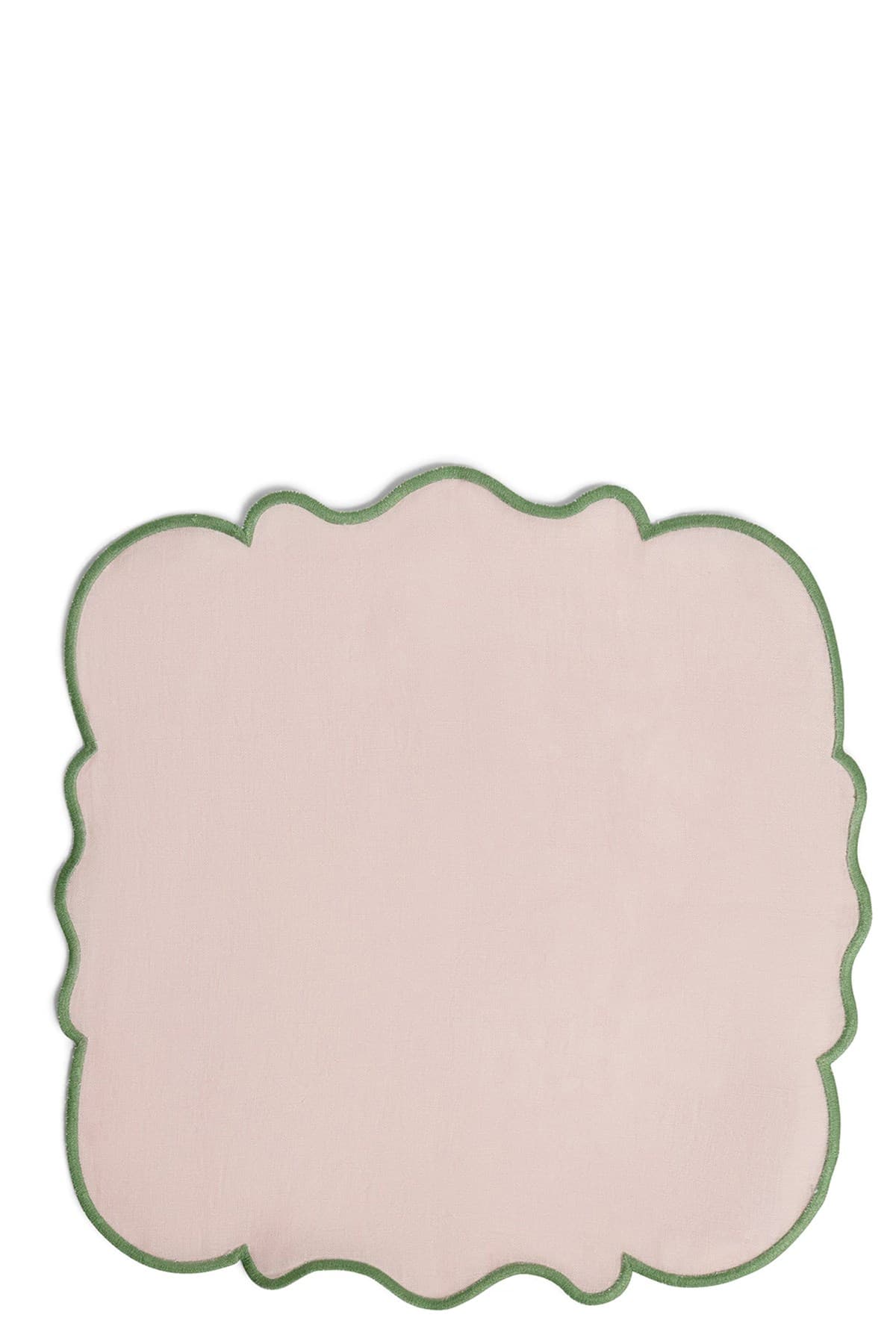 BITOSSI Set Of 2 Napkins With Scalloped Edge