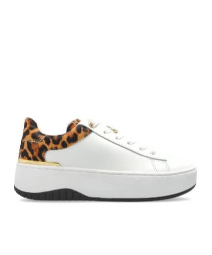 Michael Michael Kors Leopard Printed Lace-Up Sneakers