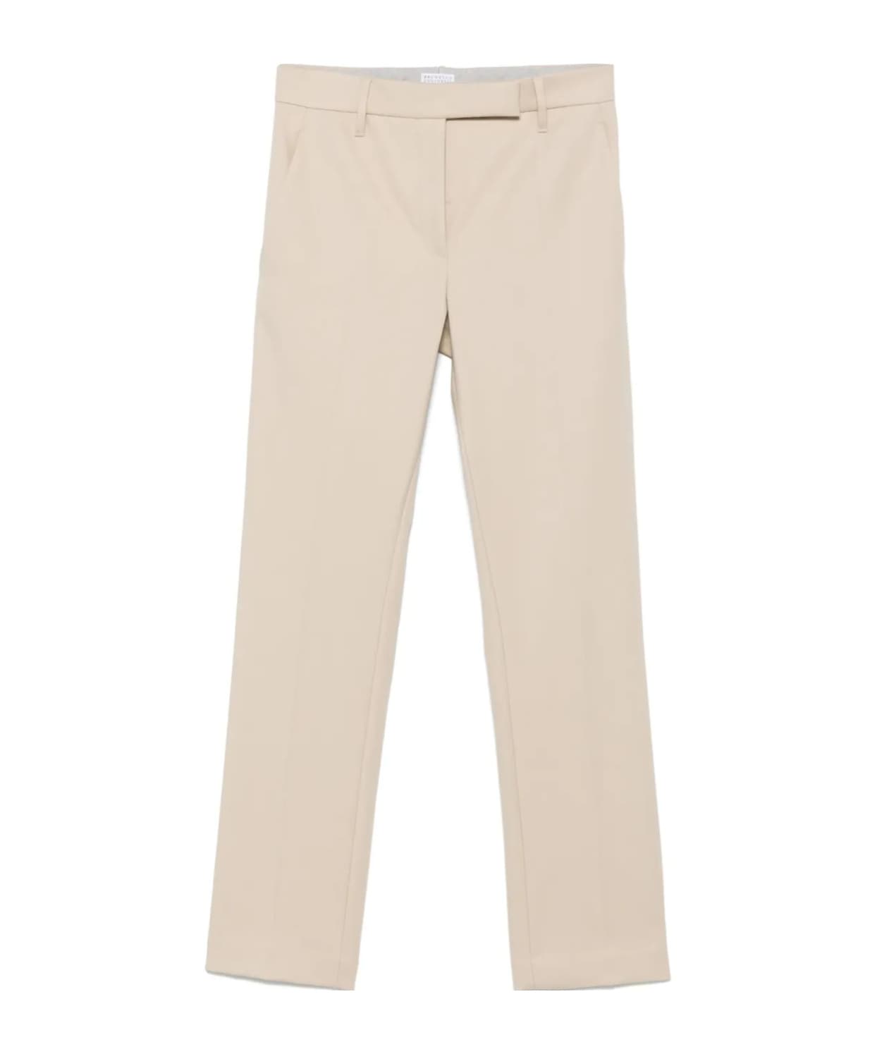 Brunello Cucinelli Monili-Embellished Straight Leg Trousers
