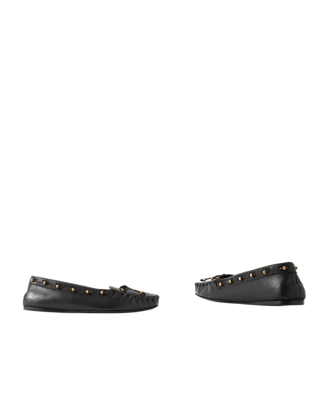 flat leather loafers