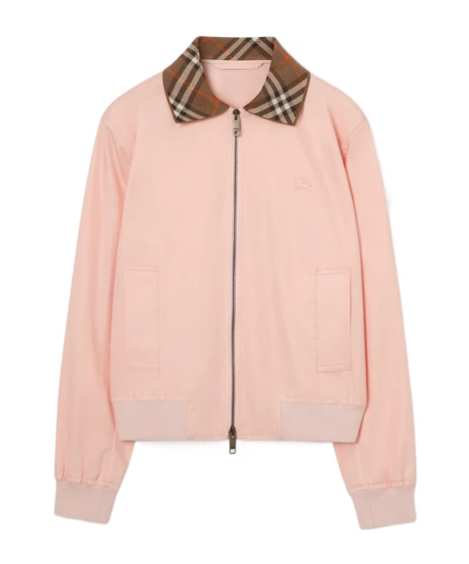 Cropped Tropical Gabardine Hayfield Harrington Jacket