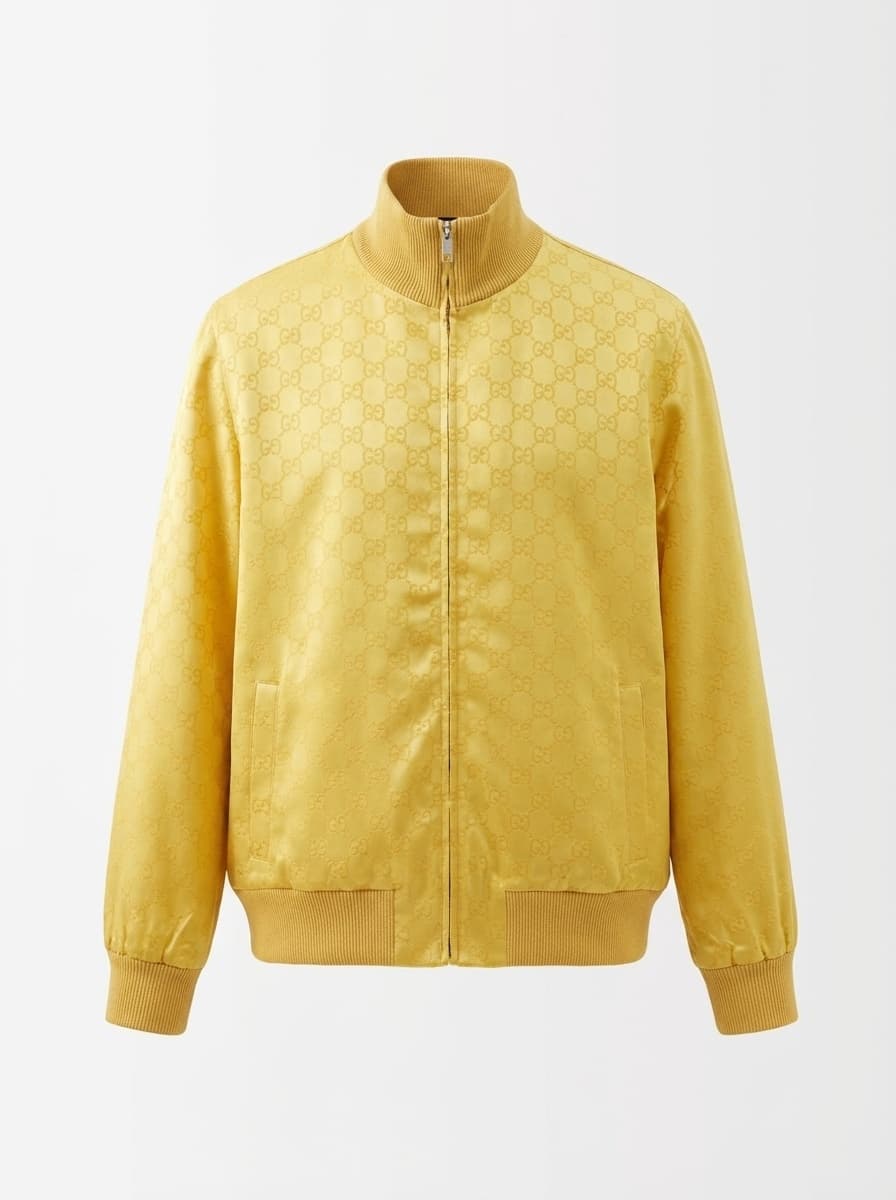 Gucci Monogrammed Zip-Up Jacket