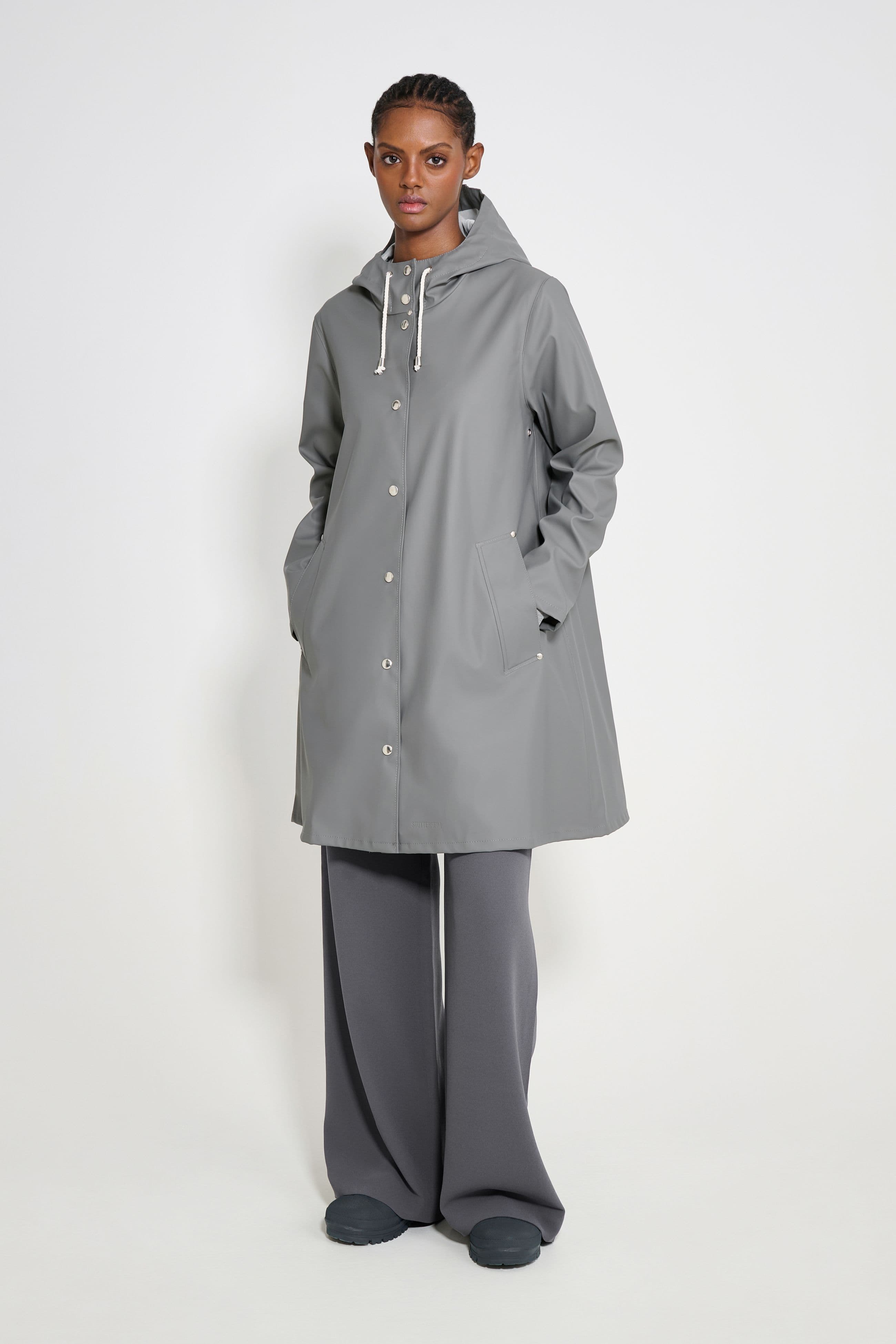 Mosebacke Lightweight Raincoat Grey