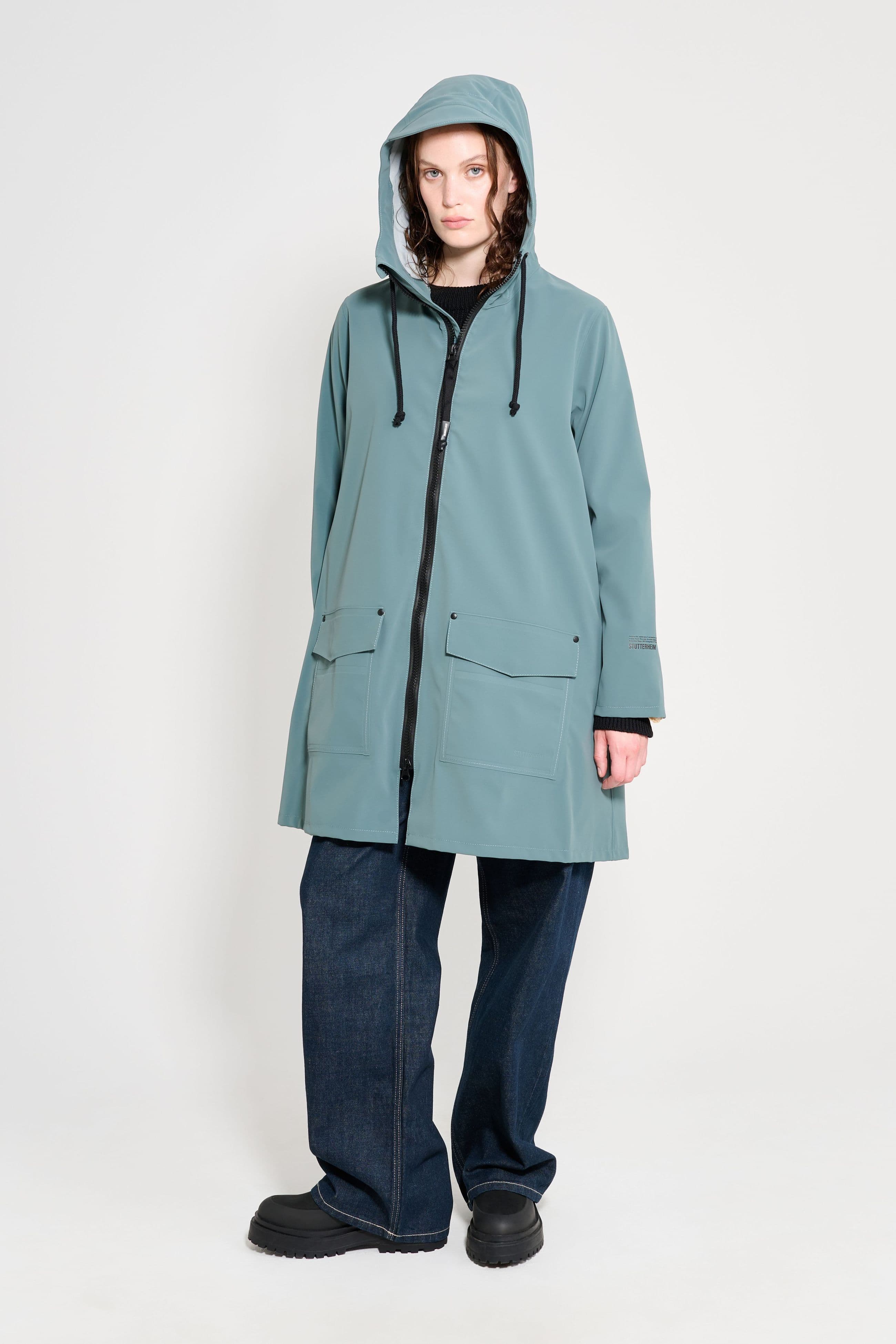 Mosebacke Patch Raincoat Moon Rock