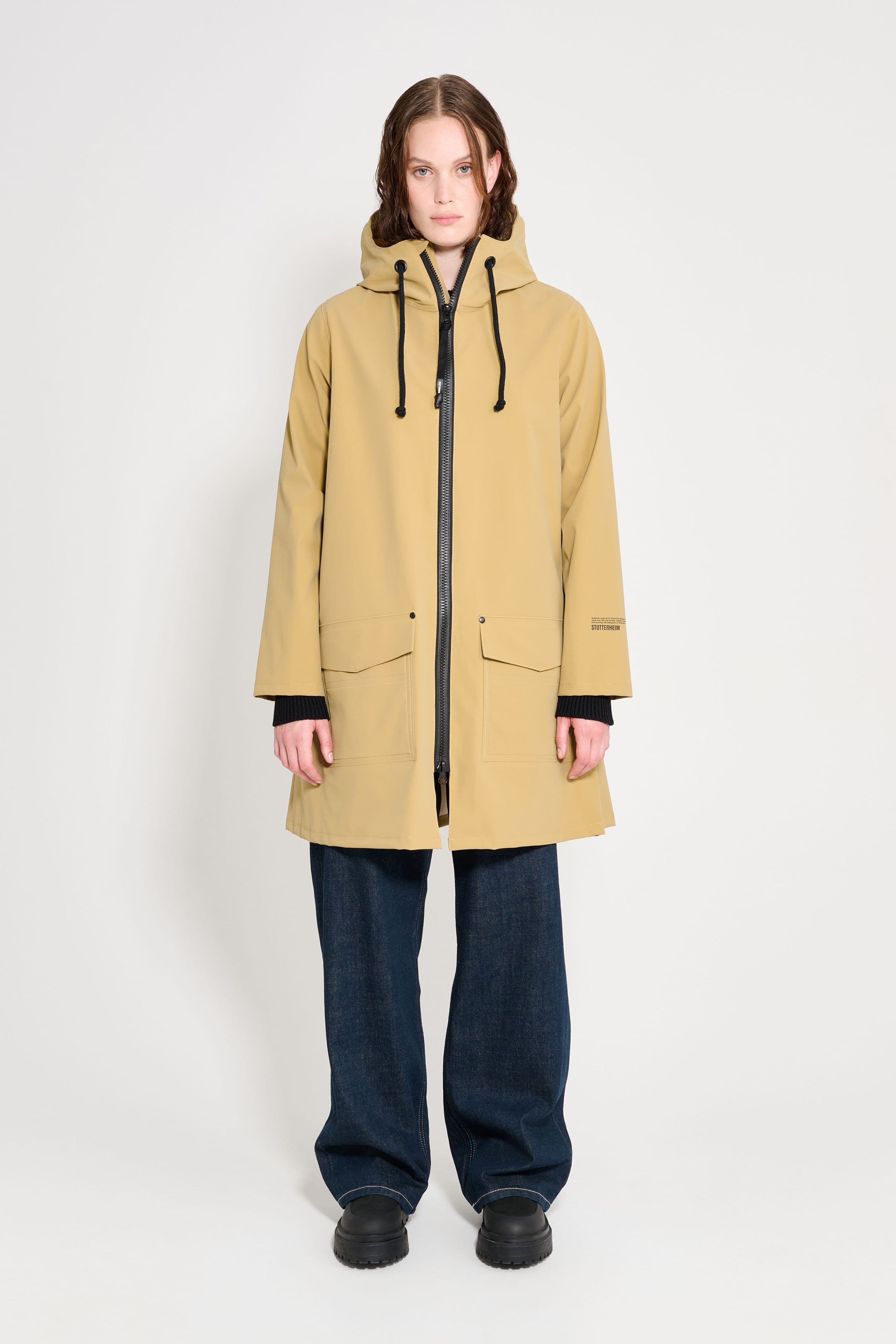 Mosebacke Patch Raincoat Sand