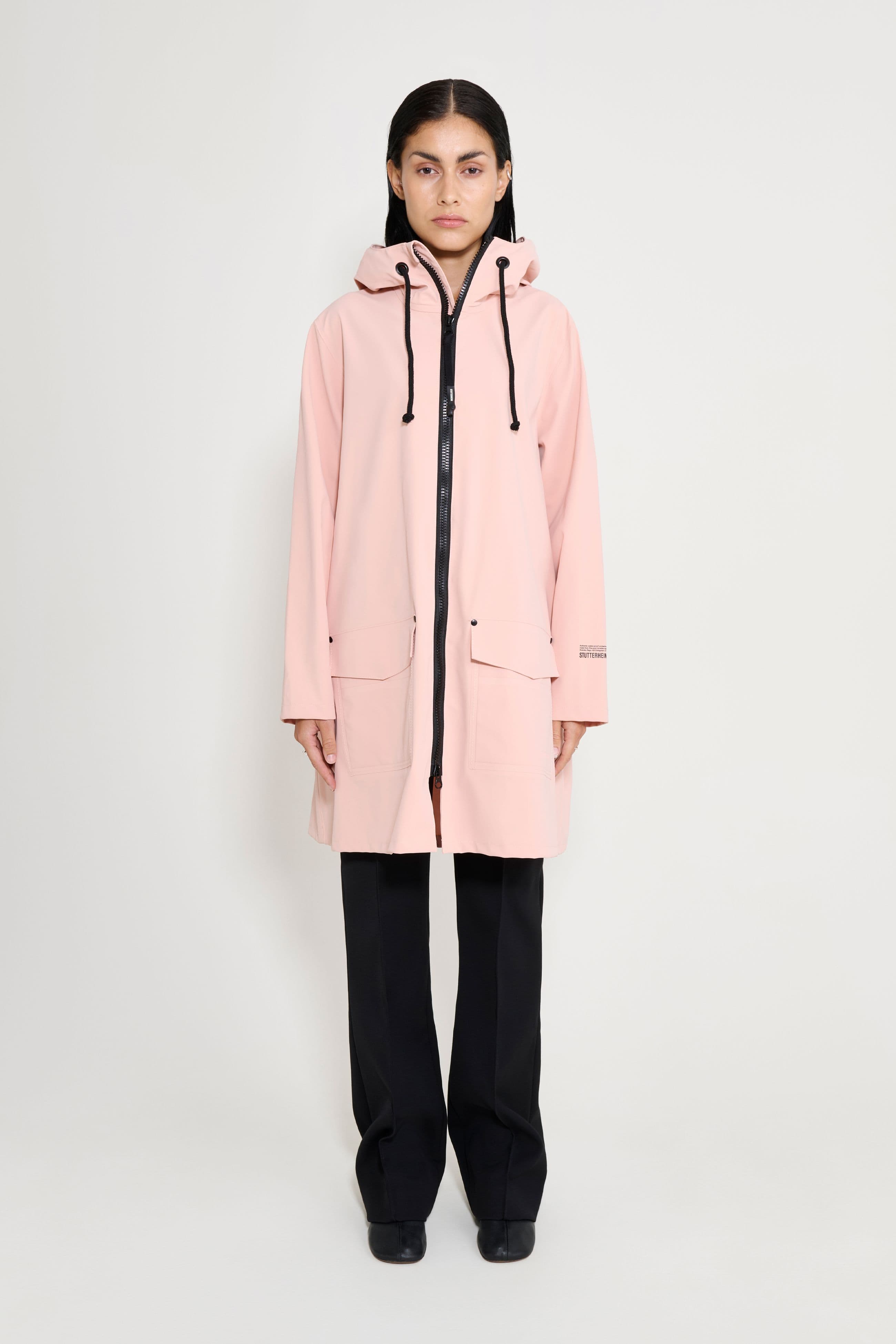 Mosebacke Patch Raincoat Pale Pink