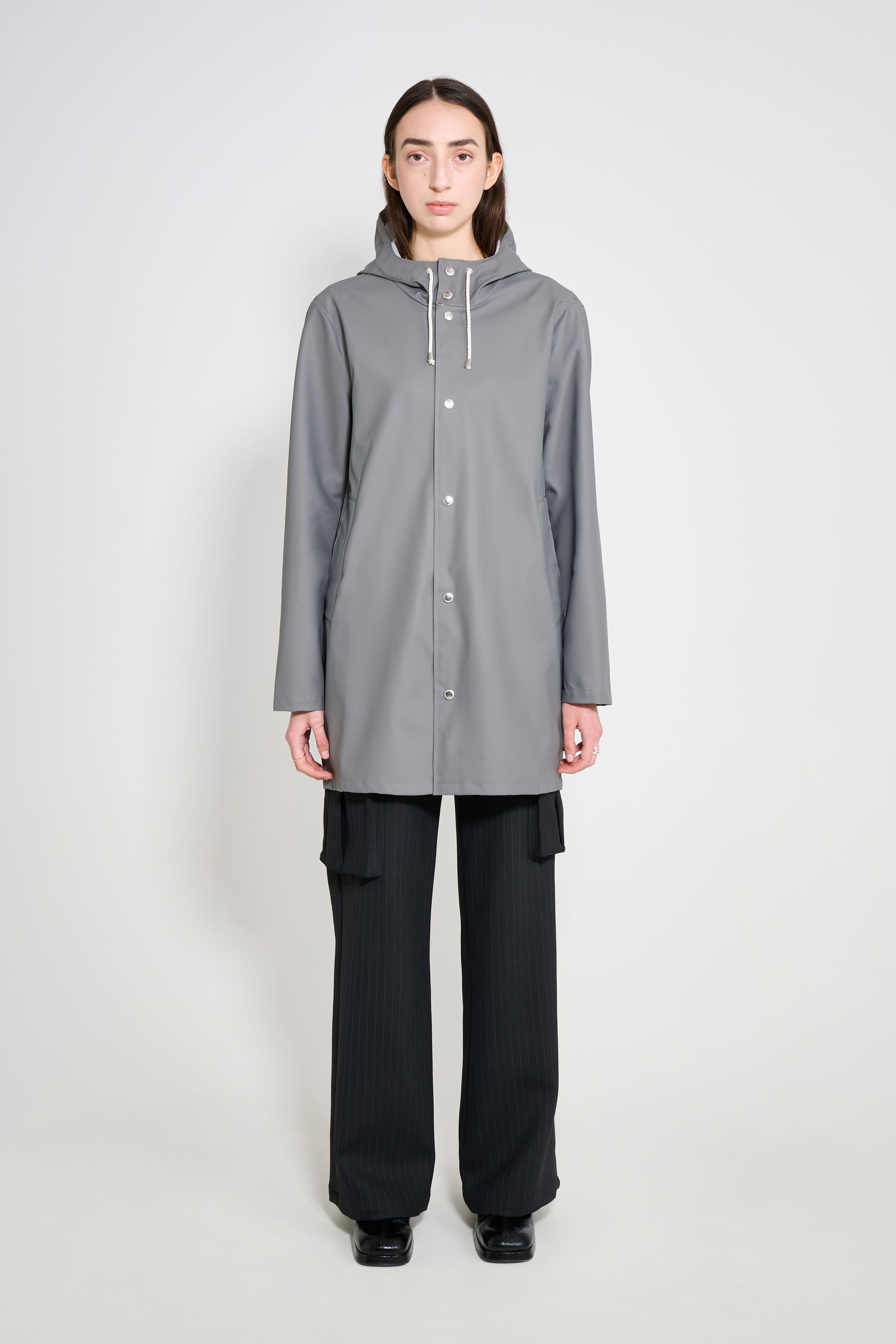 Stockholm Lightweight Raincoat Grey