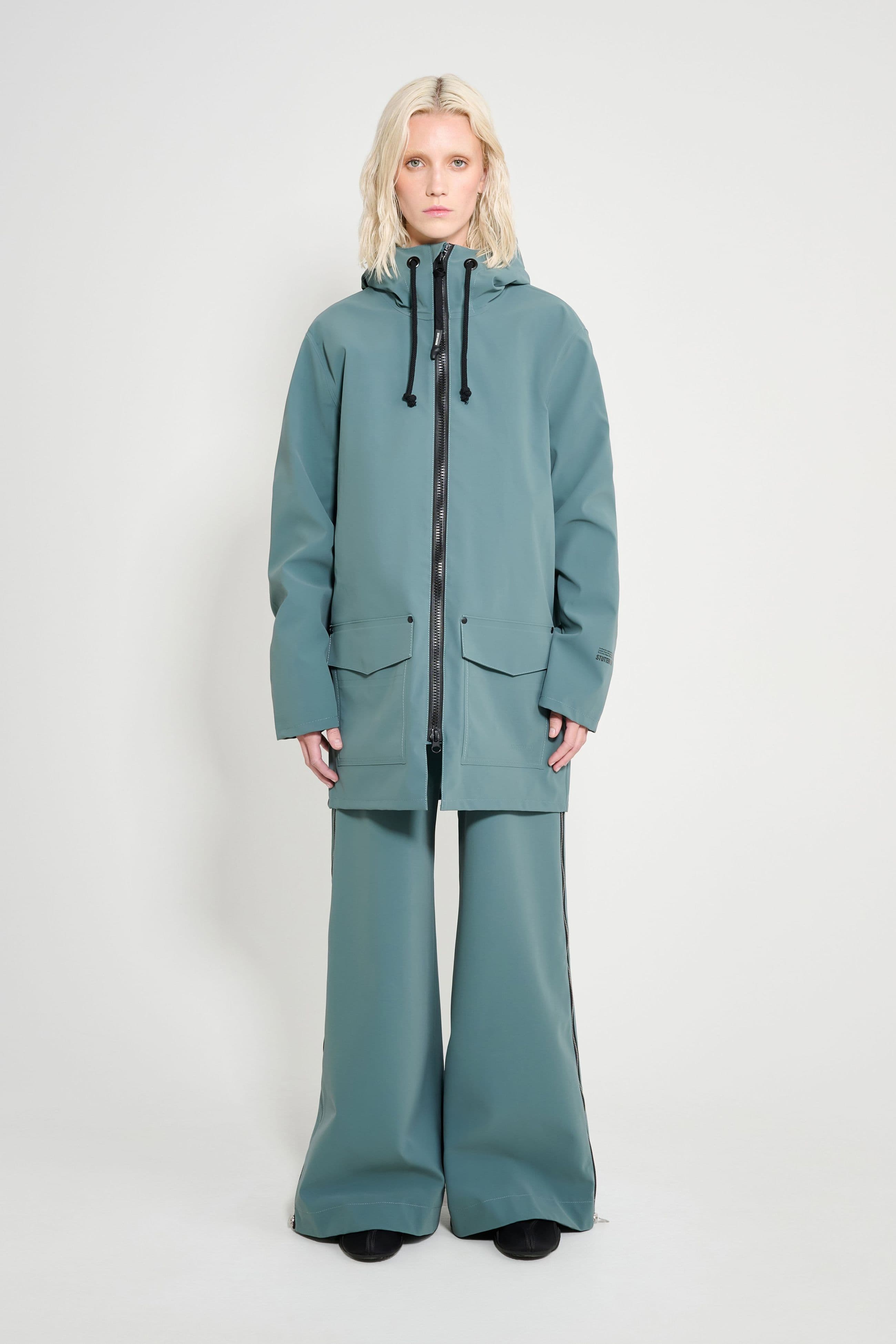 Stockholm Patch Raincoat Moon Rock
