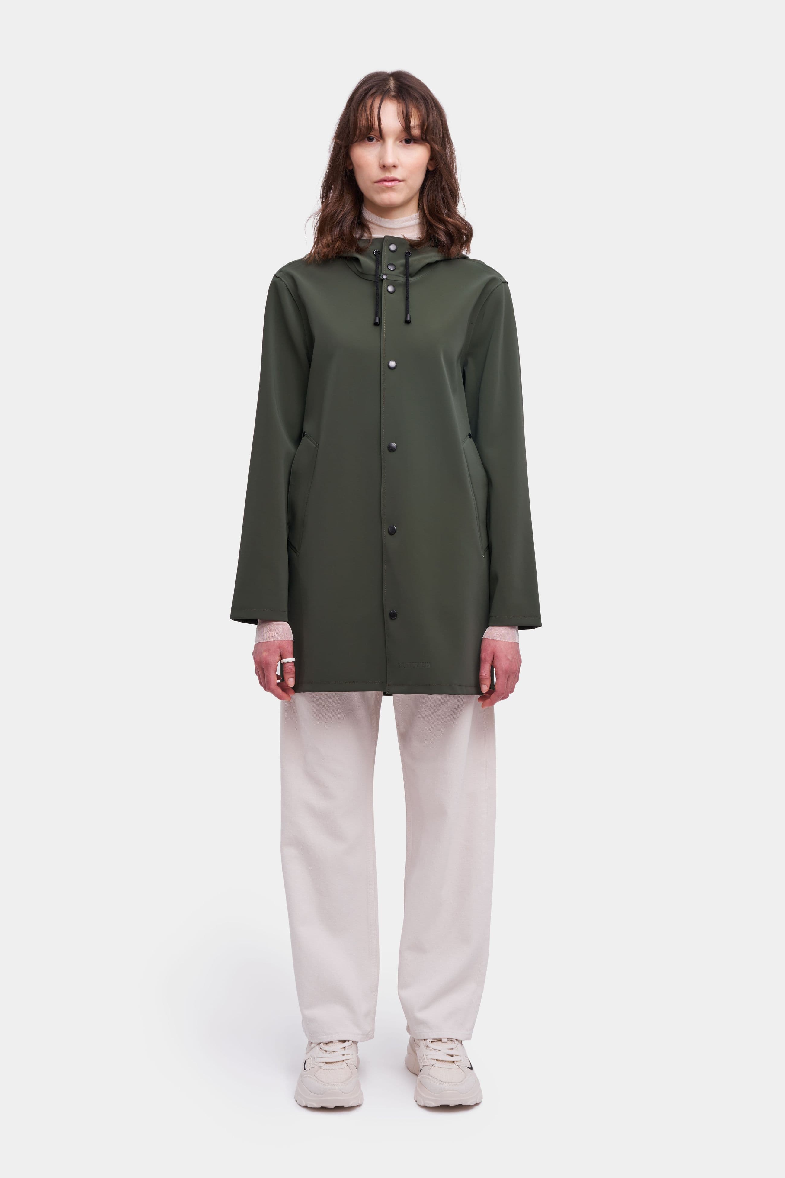 Stockholm Matte Raincoat Dark Green