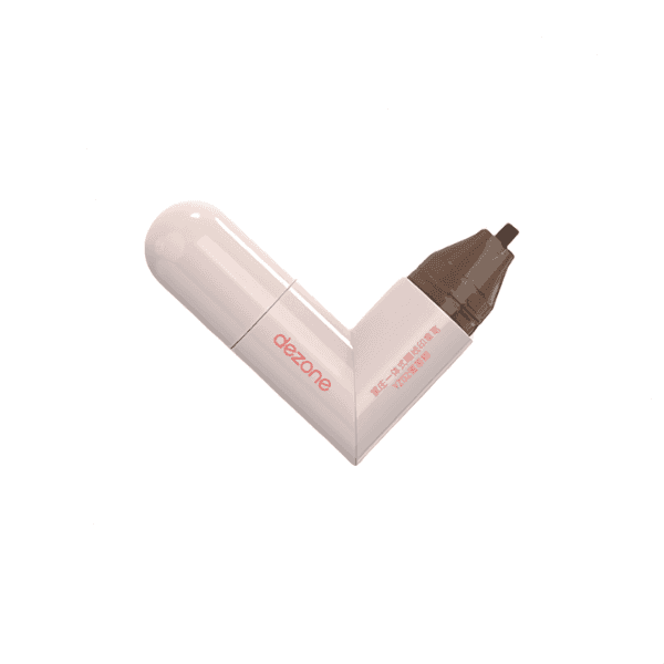 DEZONE - Heart-Shaped Liquid Eyeliner Stamp - 1.05ml+1.05ml - YW02 Brown