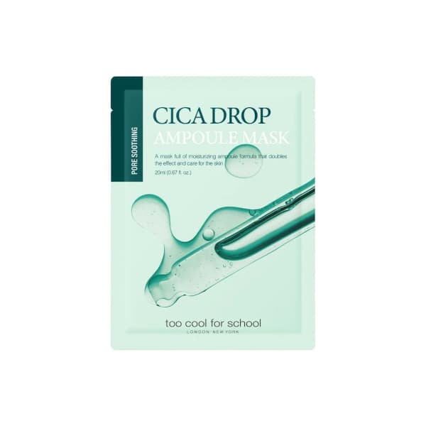 Too Cool For School - Drop Ampoule Mask - 20ml - Cica Drop
