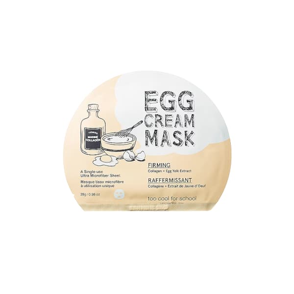 Too Cool For School - Egg Cream Mask (Firming) - 1pc