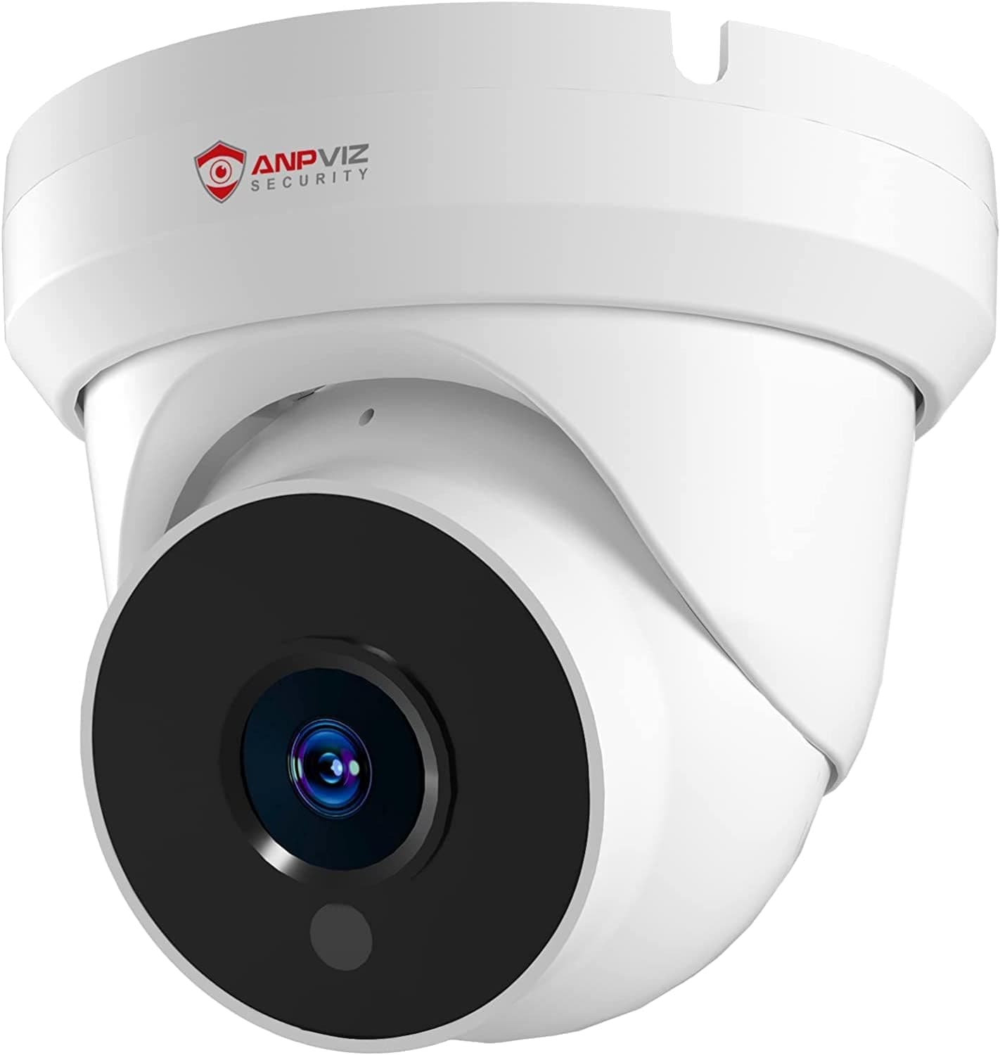 (Certified-Refurbished) Anpviz 4MP PoE IP Turret Camera with Microphone/Audio, IP Security Camera Outdoor Indoor, Motion Detection, Waterproof IP66,