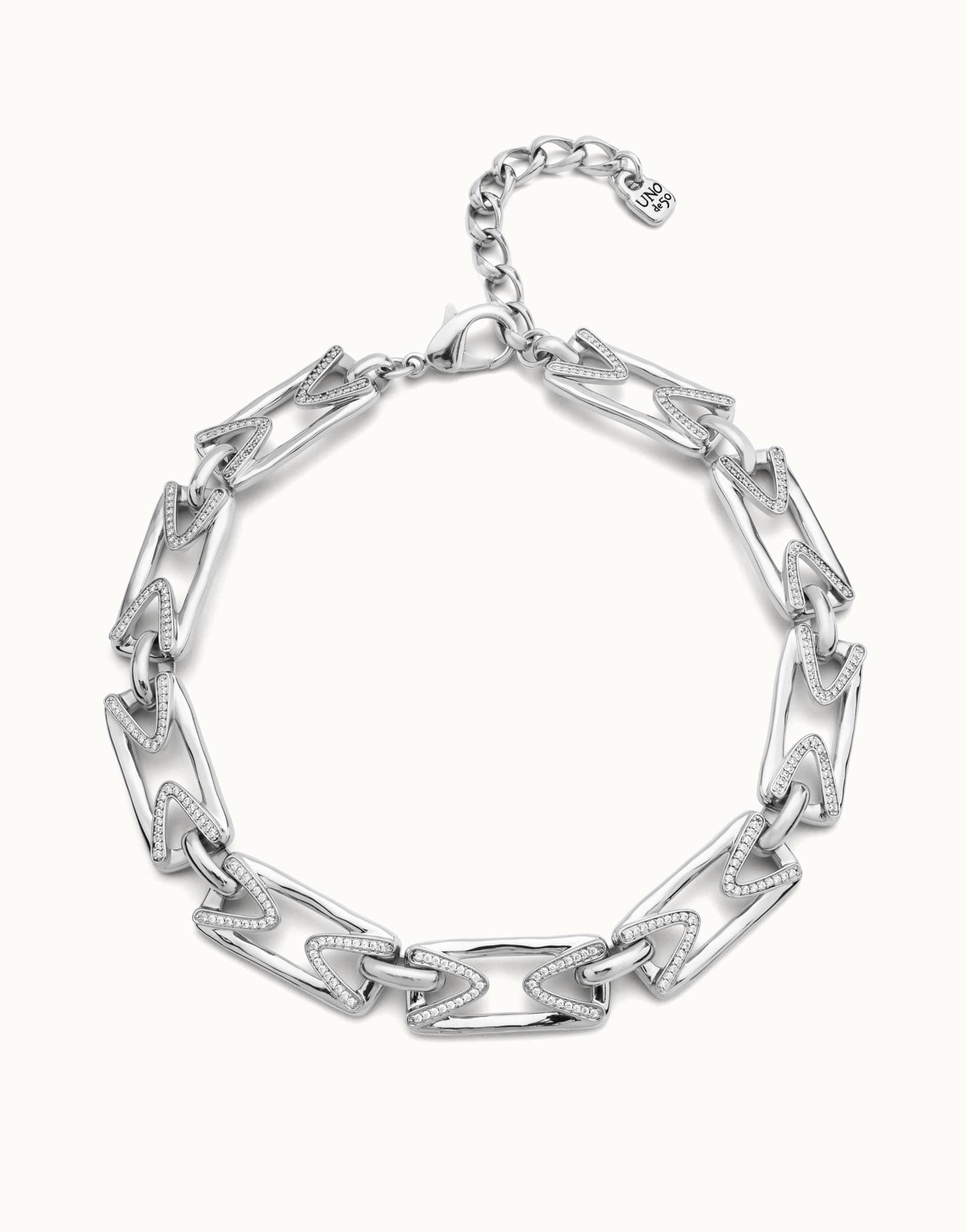 Multi strand chain necklace with topaz